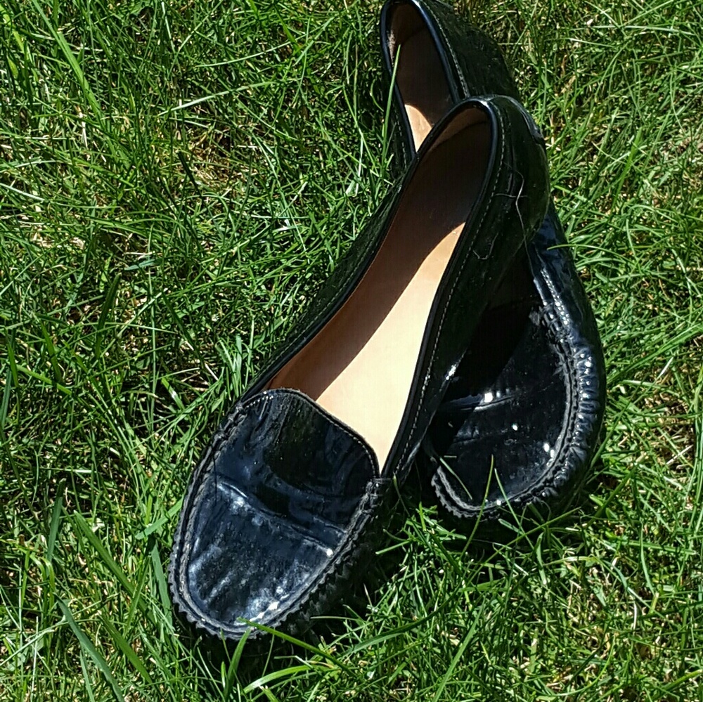 Stuart Weitzman beautiful patent leather loafers